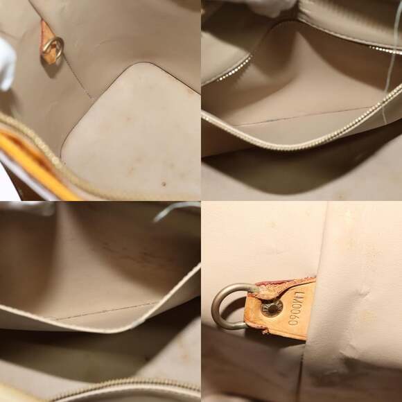 LOUIS VUITTON Monogram Vernis Houston Hand Bag Beige M91004 - Picture 12 of 12